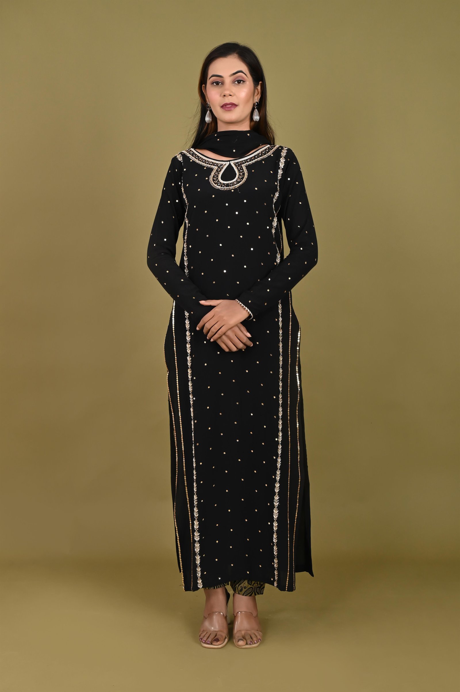 Cropped Faux leather Jacket