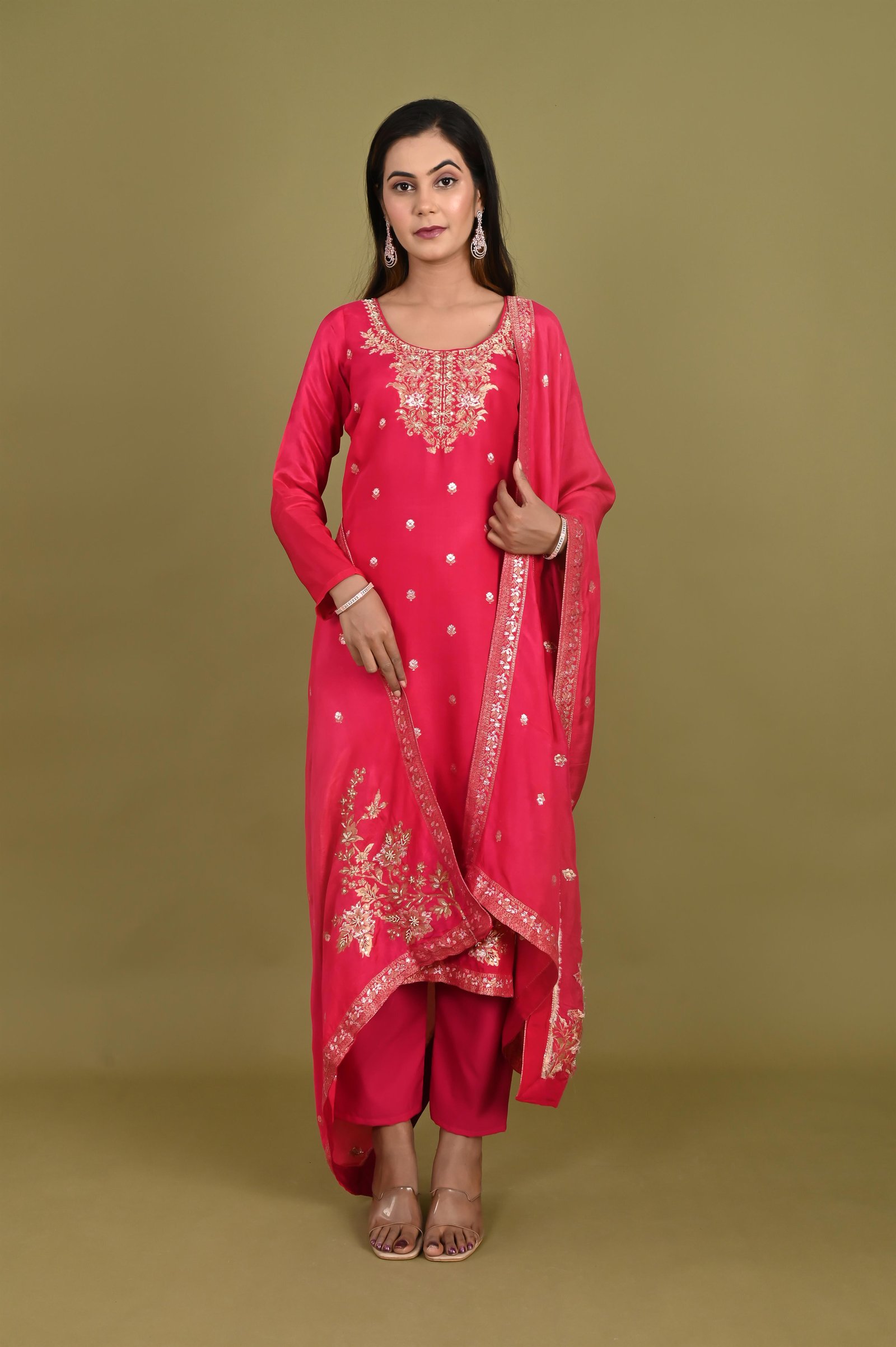 Cropped Faux leather Jacket