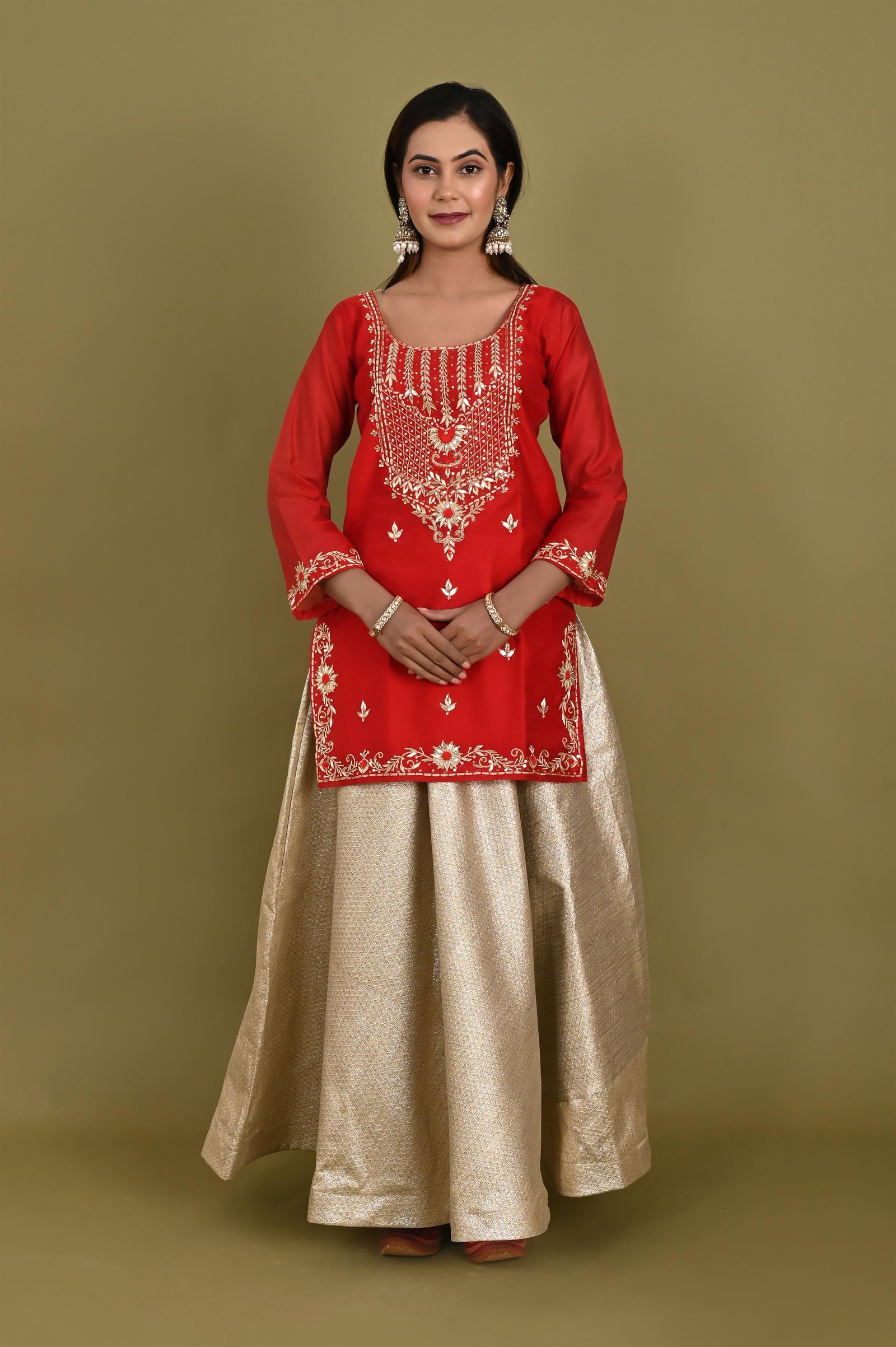 Cropped Faux leather Jacket