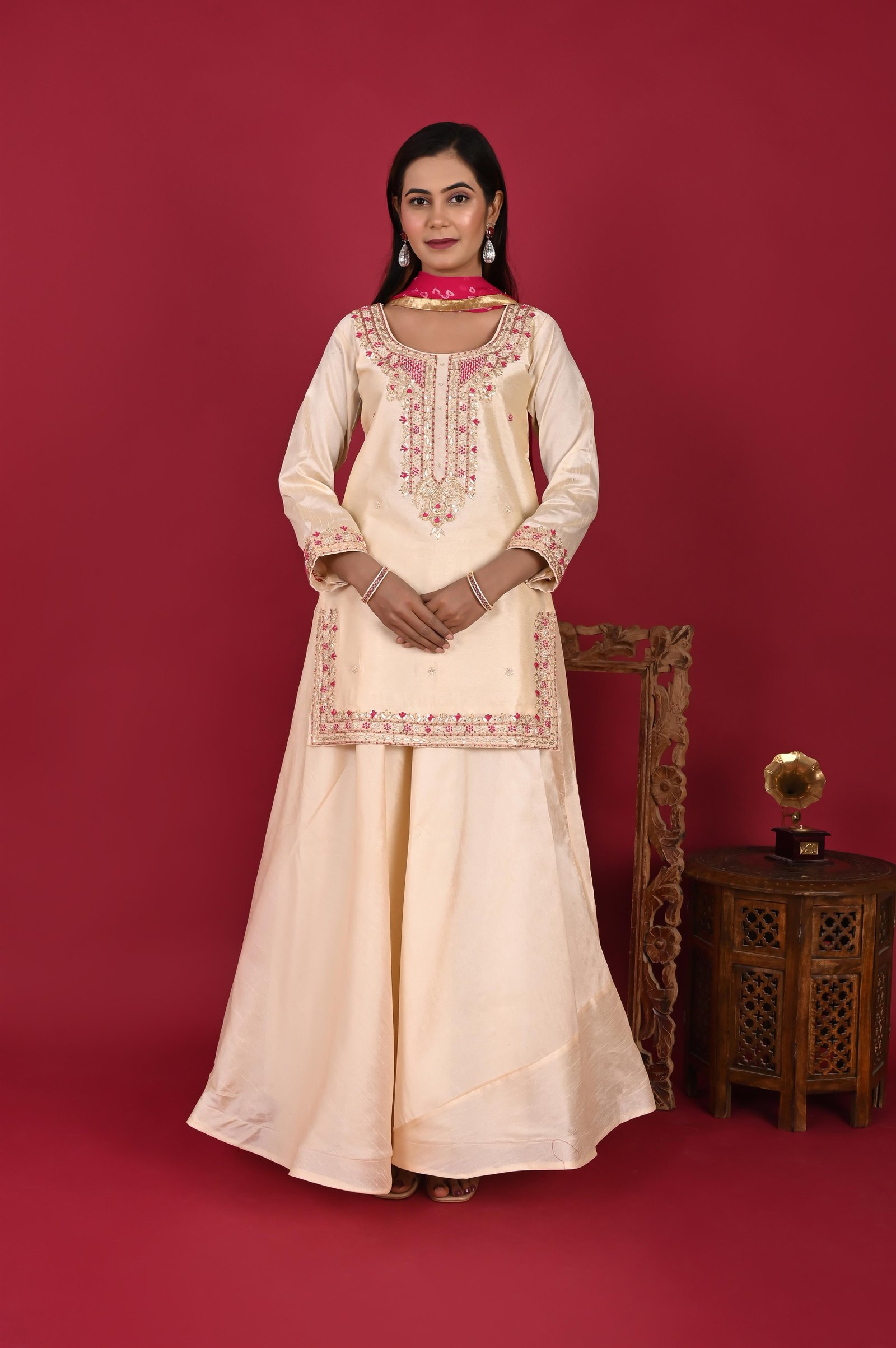 Cropped Faux leather Jacket