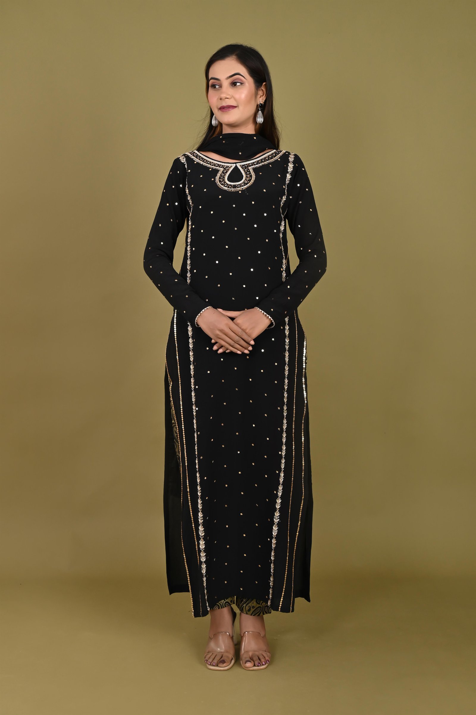 Cropped Faux leather Jacket