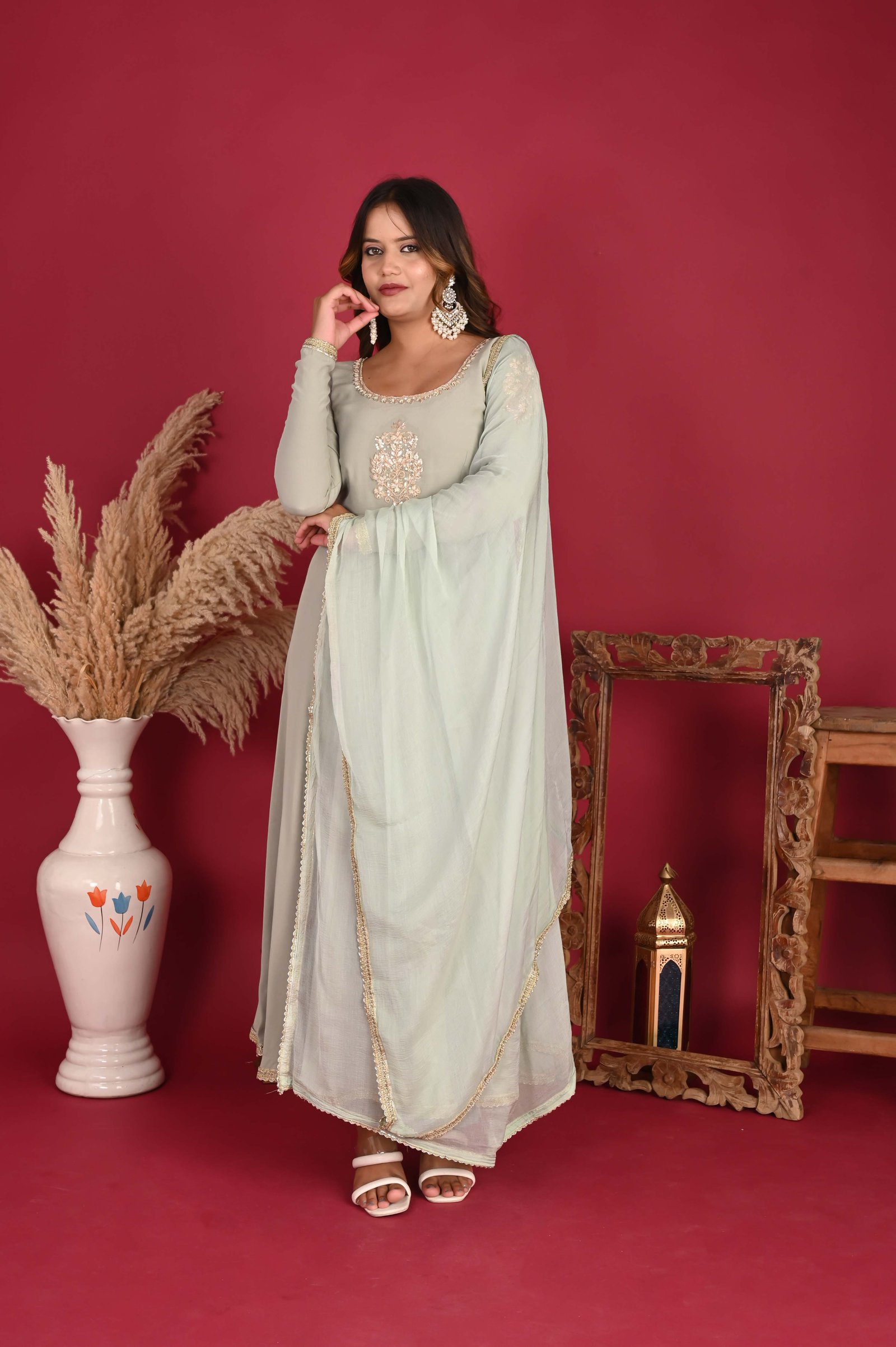 Cropped Faux leather Jacket